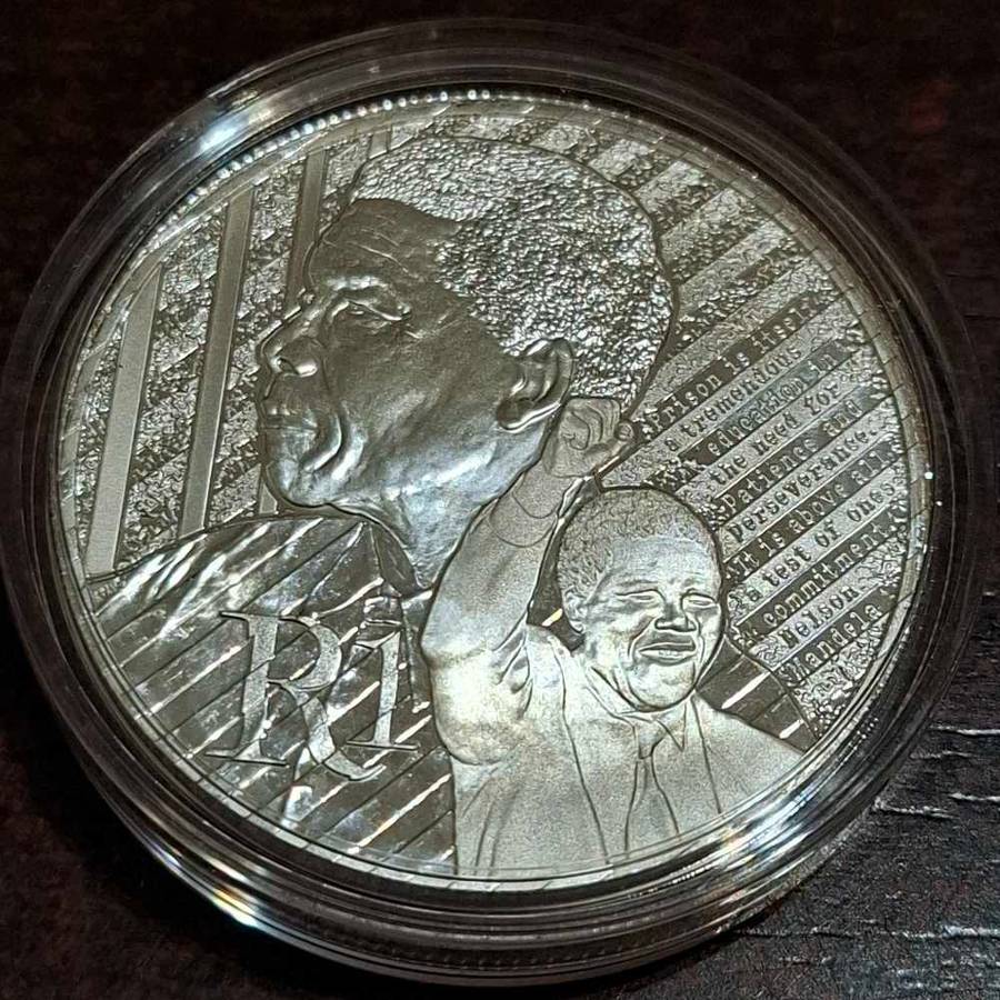 2018 Sterling Silver Proof R1 Life of a Legend Protea