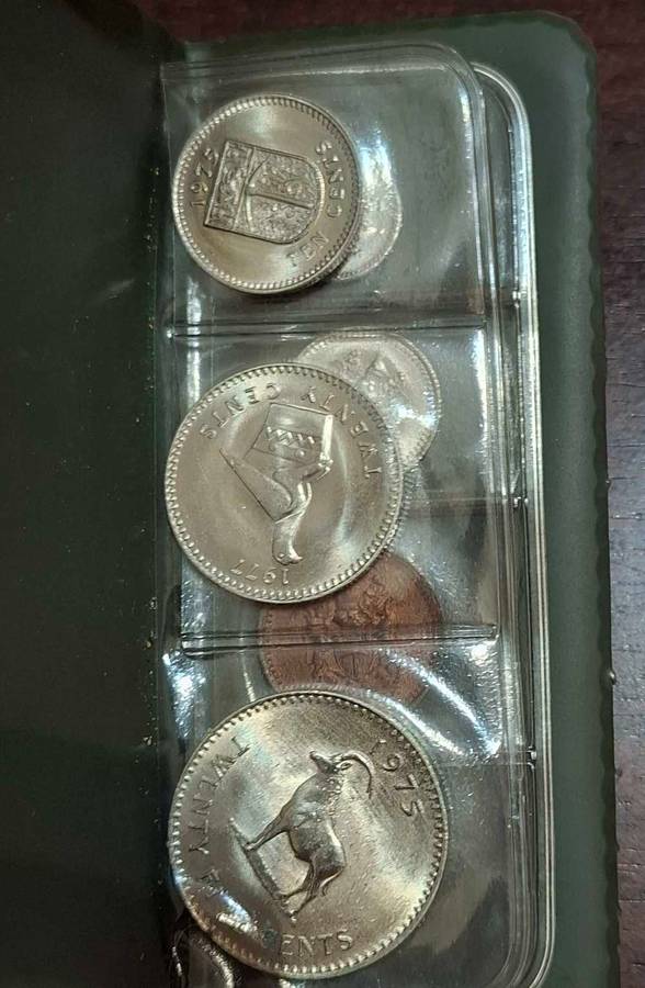1975s Rhodesia uncirculated set
