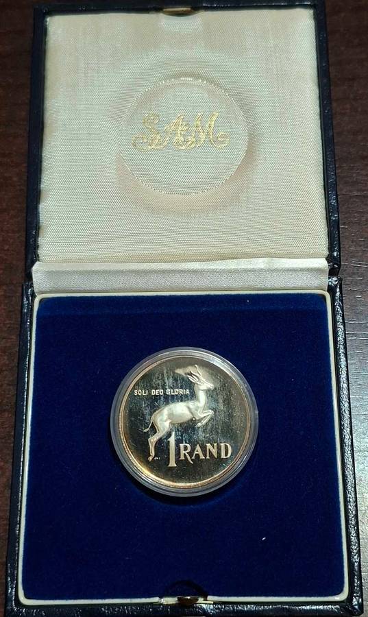 SOUTH AFRICA SILVER 1 RAND 1990