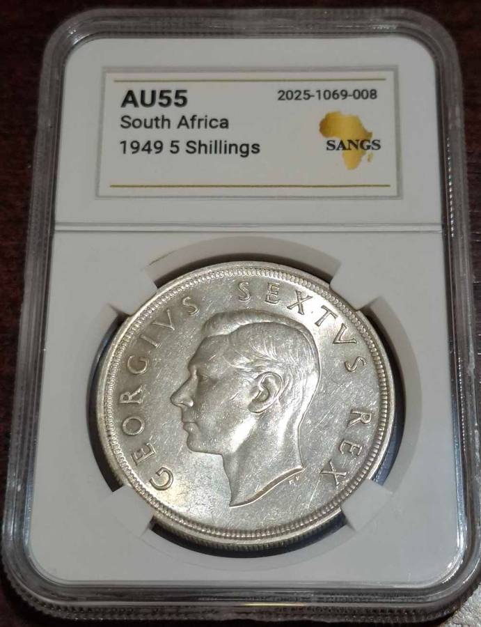 1949 South Africa 5 Shilling