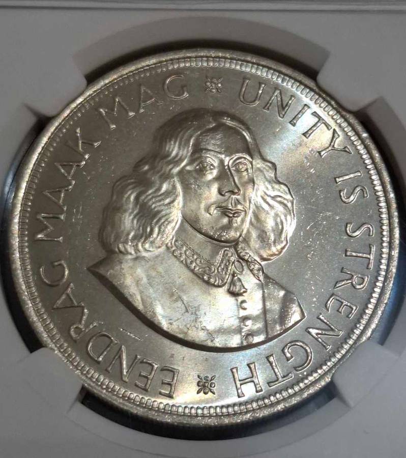 1964 South Africa 50 Cent coin