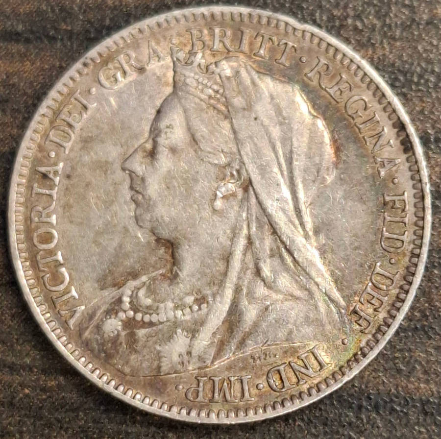 1900 Great Britain 6 Pence