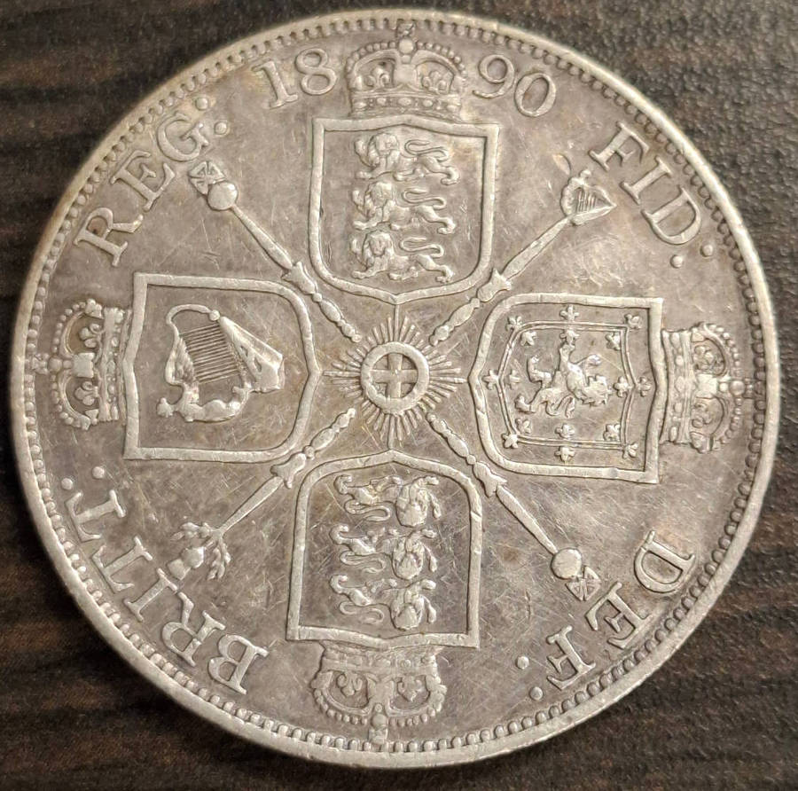 1890 Great Britain Double Florin