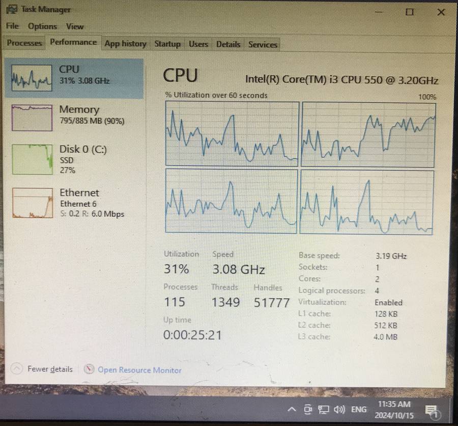 Intel DH55HC Motherboard And CPU