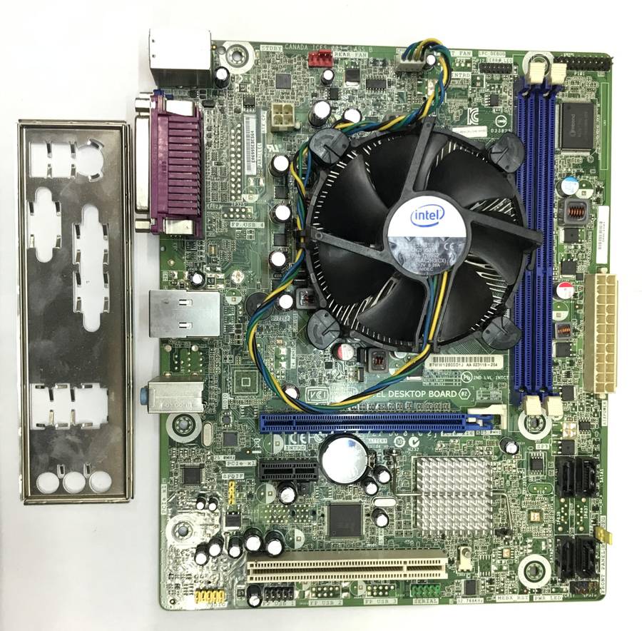 Intel DH61WW Motherboard And CPU