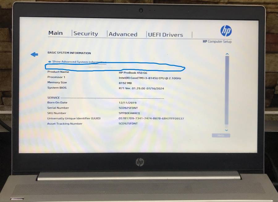 HP Probook 450 G6 Core i3 8th Gen 8GB Ram READ CAREFULLY