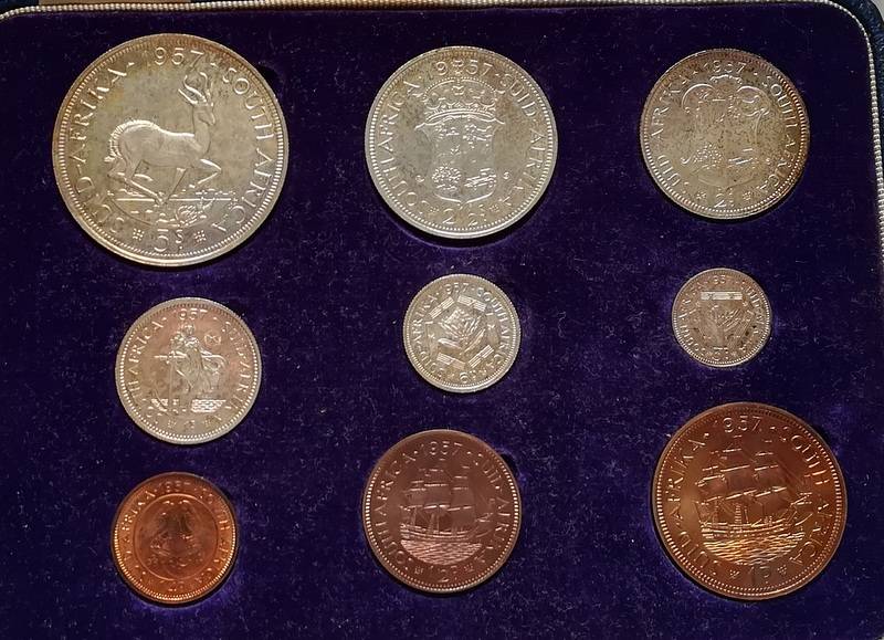 UNION 1957 PROOF SET S A M
