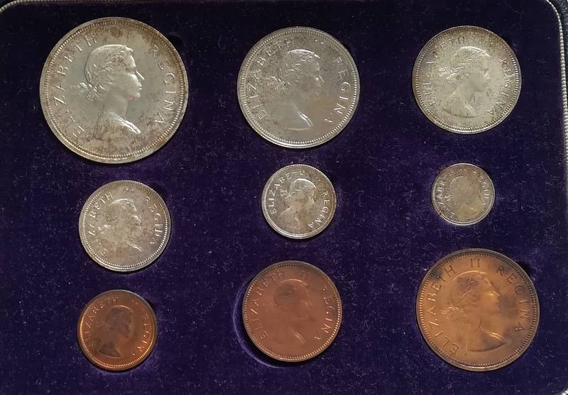 UNION 1957 PROOF SET S A M