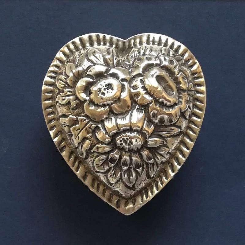 STERLING SILVER LONDON 1852 RING BOX 28X45X50MM 25.2 GRAMS