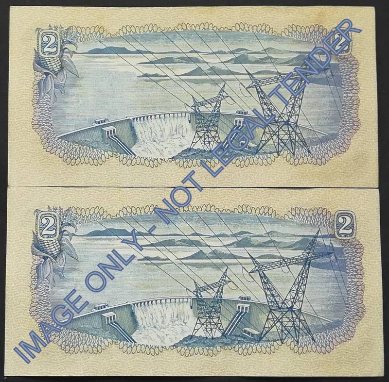 T W DE JONGH 2 RAND 2ND ISSUE *2 NOTES SEQUENCE*