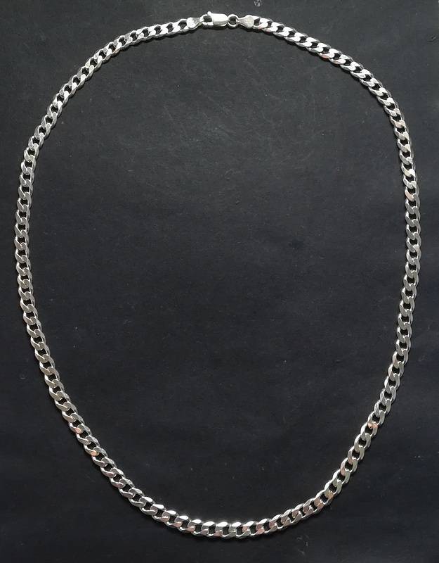 STERLING SILVER - ITALY CHAIN 6 X 640MM 452 GRAMS