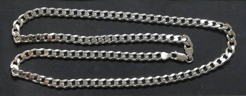 STERLING SILVER - ITALY CHAIN 6 X 640MM 452 GRAMS