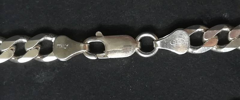 STERLING SILVER - ITALY CHAIN 6 X 640MM 452 GRAMS