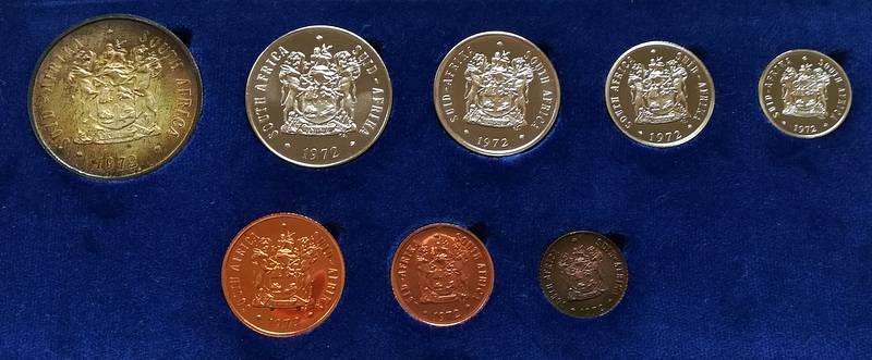 REPUBLIC 1972 PROOF SET S A M