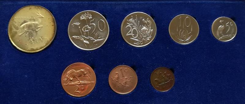 REPUBLIC 1972 PROOF SET S A M