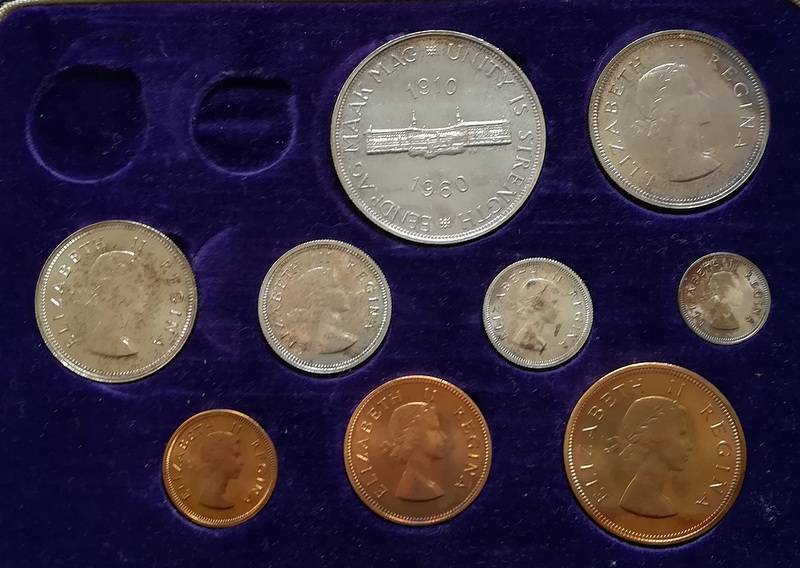 UNION 1960 PROOF SET S A M **NO GOLD**