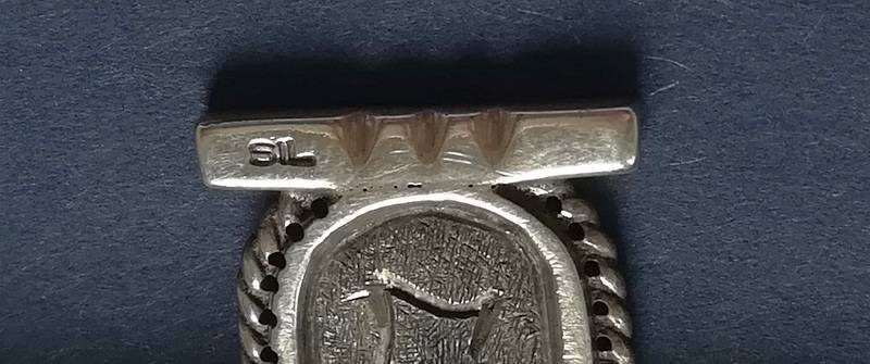 STERLING SILVER EGYPT PENDANT 15X55MM 8,7 GRAMS