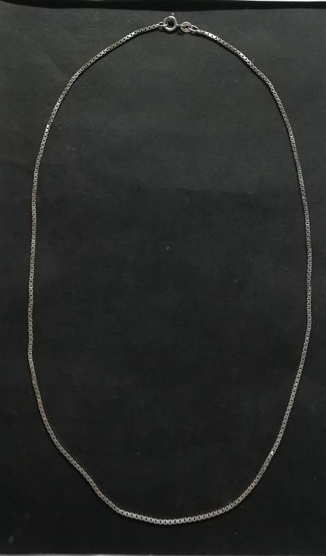 STERLING SILVER CHAIN 510MM 6 GRAMS