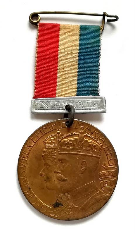 1911 NATAL GEORGE AND MARY SOUVENIR 32MM
