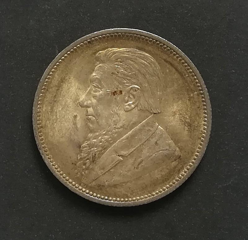 ZAR 1897 2 SHILLINGS EF+