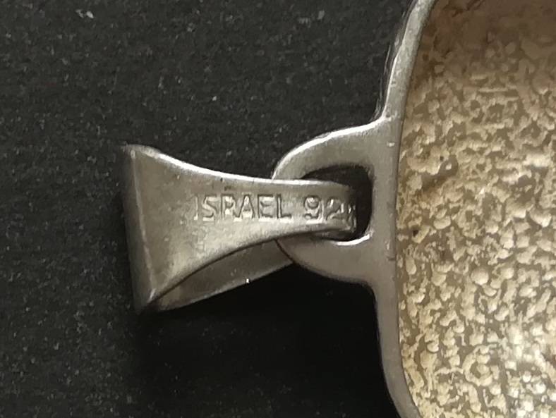 STERLING SILVER *STAR OF DAVID* PENDANT 16X30MM 5.8 GRAMS