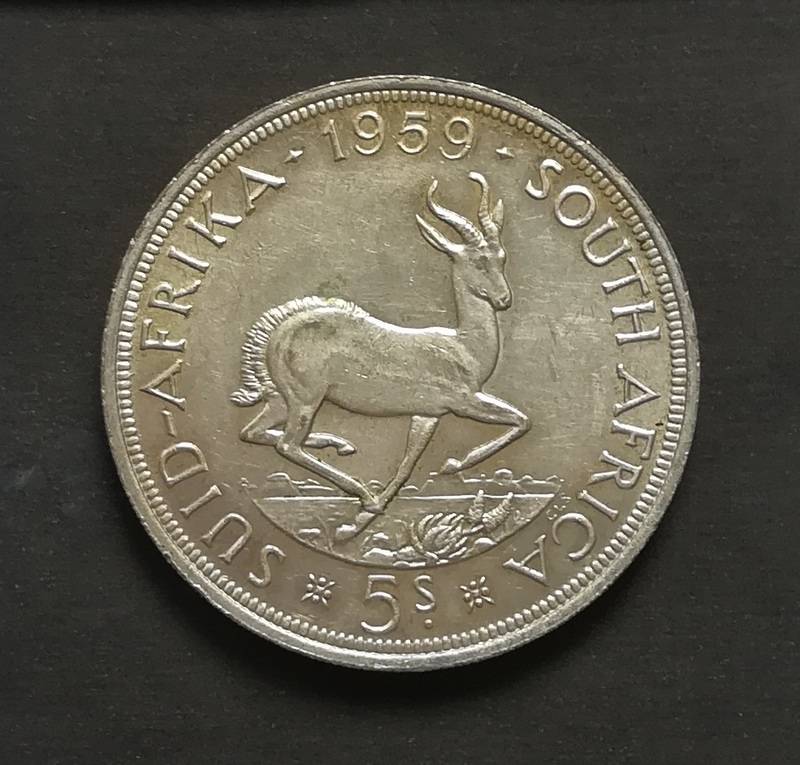 UNION 1959 5 SHILLINGS **RARE**