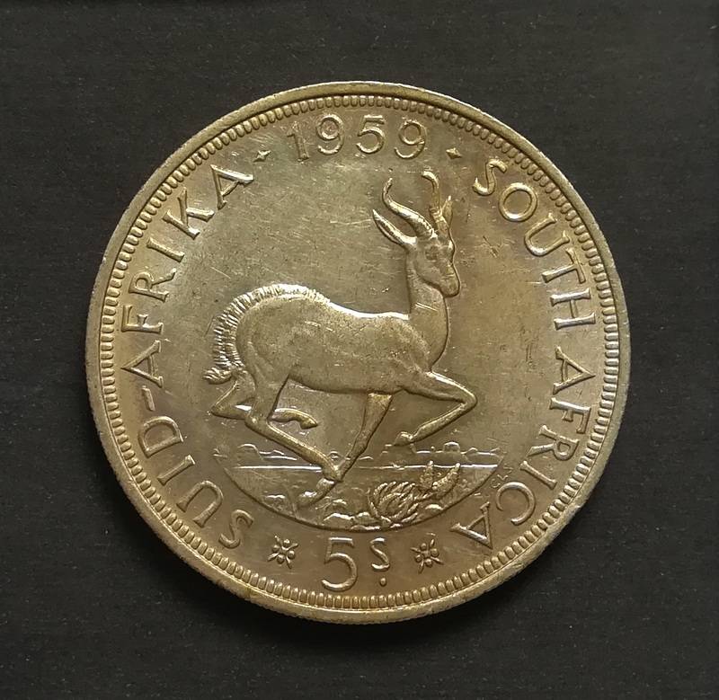 UNION 1959 5 SHILLINGS **RARE**