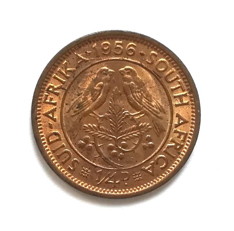 UNION 1956 QUARTER PENNY