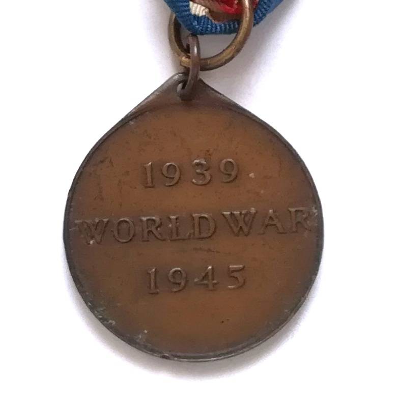 WW2 SOUTH AFRICA  WAR MEDAL FOR SERICES BRONZE