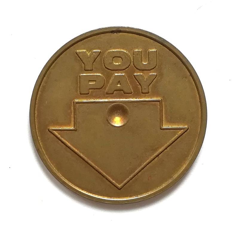 SOUTH AFRICA "EDWARD HOTEL" TOKEN 33MM