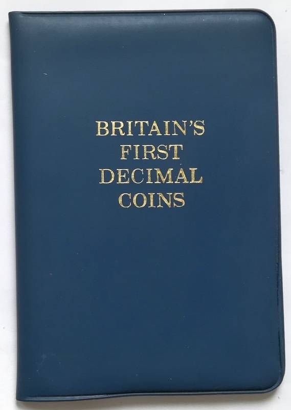 BRITAIN'S FIRST DECIMAL COINS FOLDER
