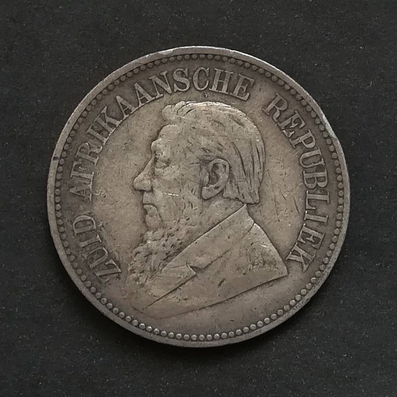 ZAR 1896 2.5 SHILLINGS