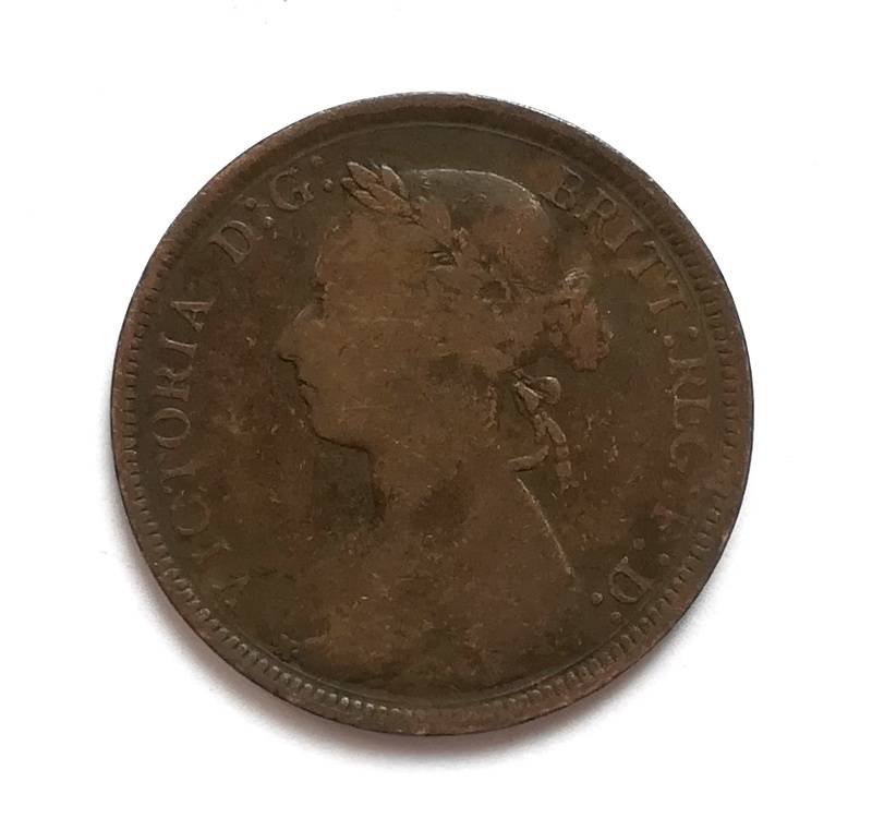 GREAT BRITAIN 1894 1/2 PENNY
