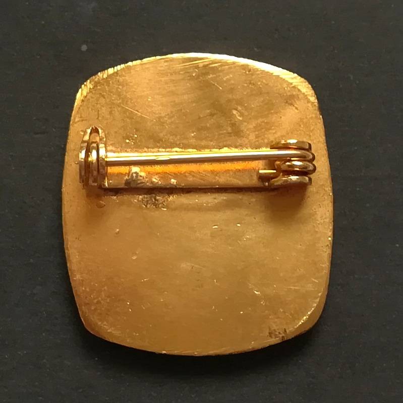 SPRINGBOKS OLD FLAG PIN BADGE 24X26MM