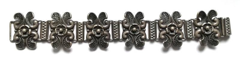 STERLING SILVER BRACELET 180MMX30MM 35 GRAMS