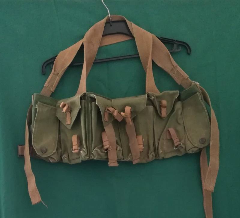 Rhodesia Bush War Military Webbing 6 Pouches