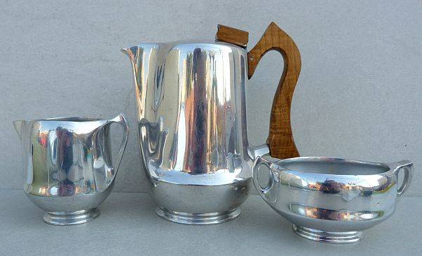 COLLECTABLE PICKET WARE COFFEESET, ENGLAND. ART NOUVEAU. INTERESTINGLY  ...