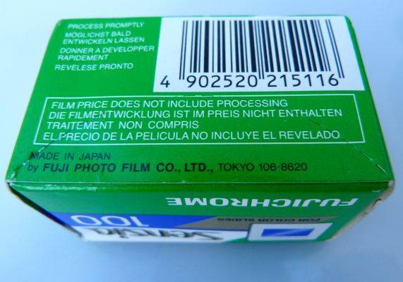 FUJICHROME SENSIA 100. 35 mm film. Sealed. Outdated