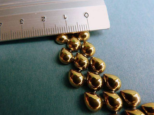 Vintage European 835 Silver, Goldplated Necklace/Choker from the 50th