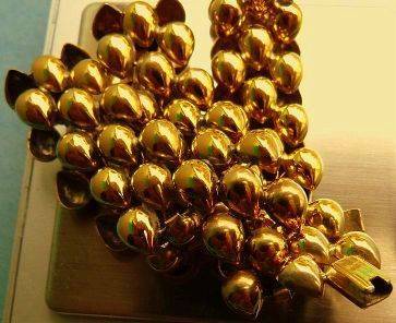 Vintage European 835 Silver, Goldplated Necklace/Choker from the 50th