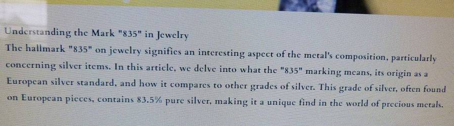 Vintage European 835 Silver, Goldplated Necklace/Choker from the 50th