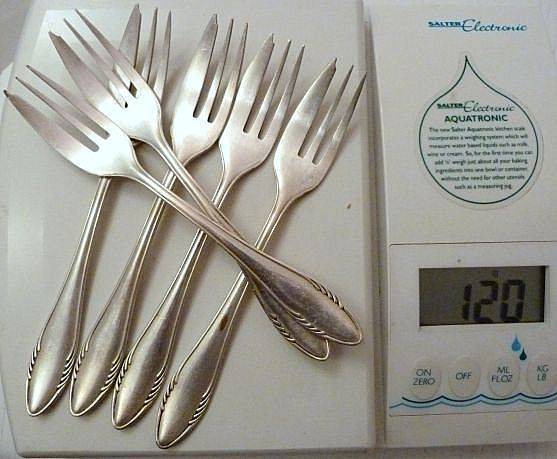 SET OF SIX ANTIQUE CAKE FORKS