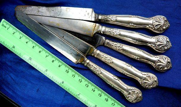 5 KNIVES WITH ORNATE HANDLES