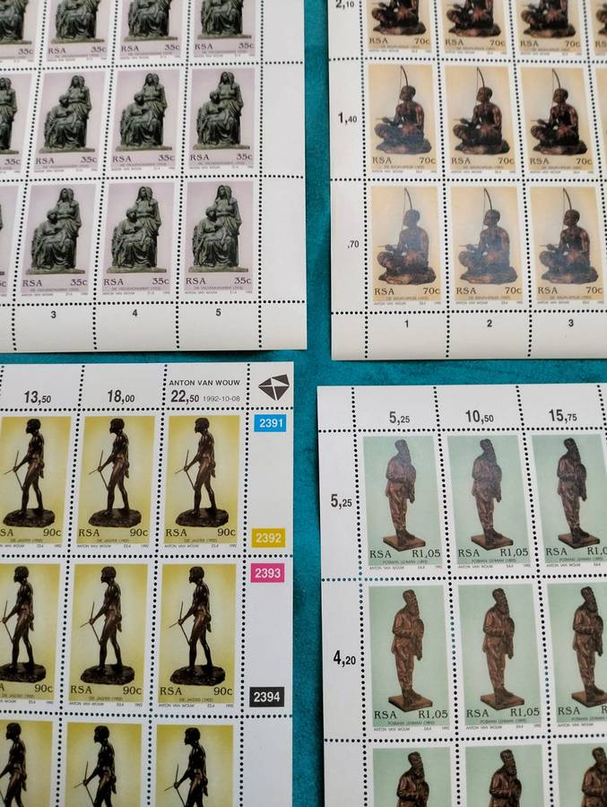 SOUTH AFRICA (Anton van Wouw sheets) - Complete sheets