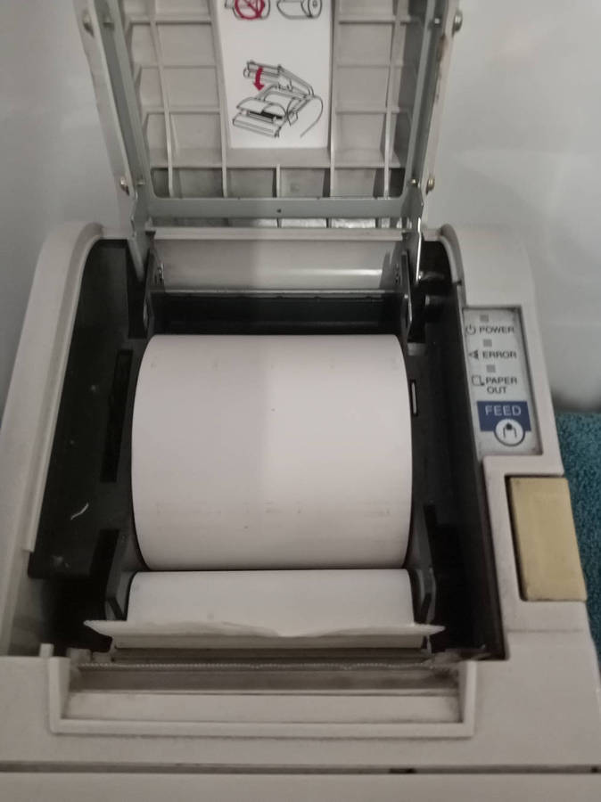 EPSON TM-T88III RECEIPT PRINTER. MODEL M129C.