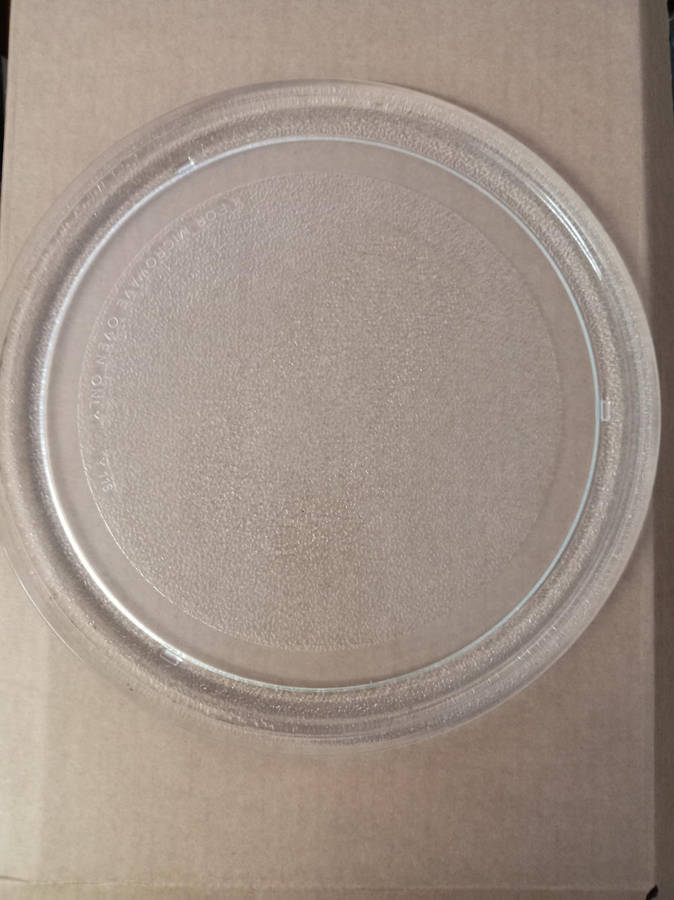 MICROWAVE OVEN GLASS TURNTABLE / PLATE. 280MM DIAMETER.
