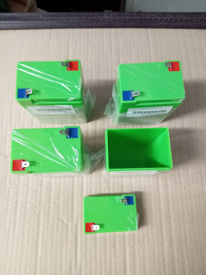 BATTERY CASES : Lithium 6v4ah Lead Acid. Total of 4 cases.