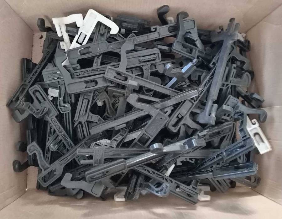 MICROWAVE DOOR LATCHES. ( 50 ASSORTED) R99. 00