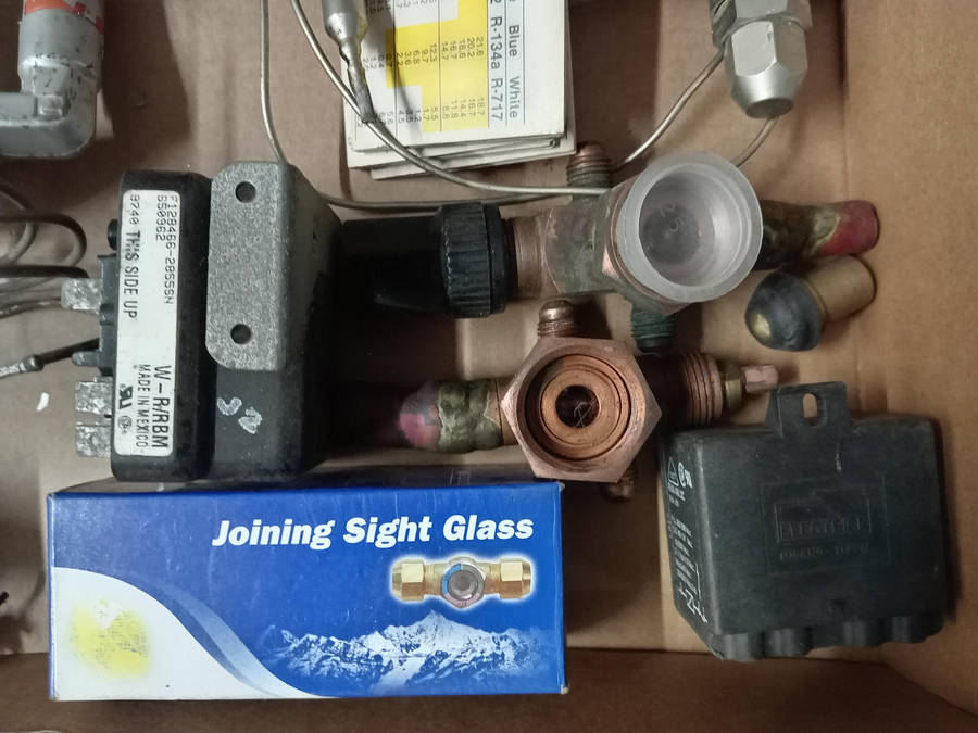 COMMERCIAL REFRIGERATION SPARES AS PER PHOTO.