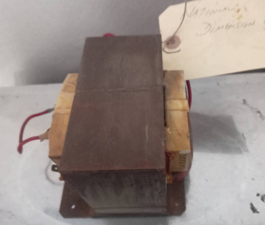 NATIONAL DIMENSION 4 MICROWAVE TRANSFORMER. ANE620AX2QN ( ETL216B22E)
